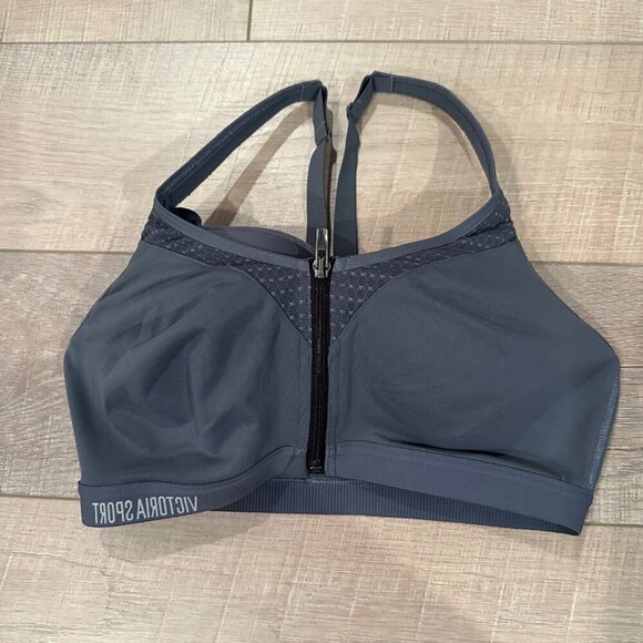 VICTORIA SPORT VICTORIA SECRET GRAY WOMENS SPORTS BRA 34D - Picture 1 of 7